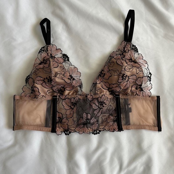 Victoria's Secret Other - victoria’s secret unlined long line floral bralette